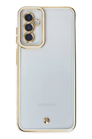 Mey İthalat®  Samsung Galaxy M23 Kılıf Liva Lens Silikon - Beyaz