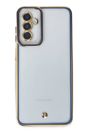 Samsung Galaxy M23 Kılıf Liva Lens Silikon - Mavi