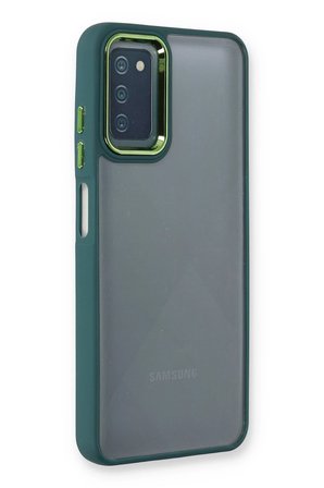 Samsung Galaxy A03S Kılıf Dora Kapak - Haki Yeşil