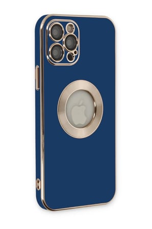 Mey İthalat®  iPhone 12 Pro Max Kılıf Store Silikon - Mavi