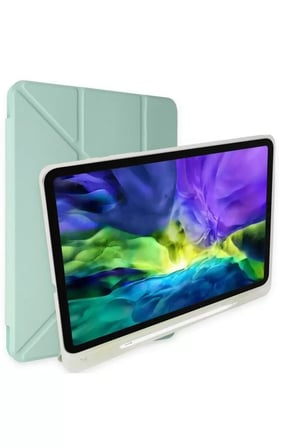 İpad . (.Nesil) Kılıf Kalemlikli Mars Tablet Kılıfı - Açık Yeşil
