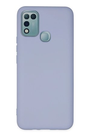 Mey İthalat®  İnfinix Hot 10 Play Kılıf Nano içi Kadife Silikon - Lila
