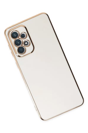 Samsung Galaxy A73 5G Kılıf Volet Silikon - Beyaz