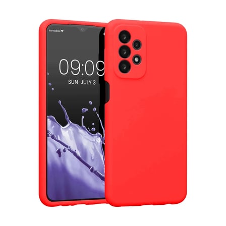 Samsung Galaxy A23 4G Kılıf First Silikon - Kırmızı