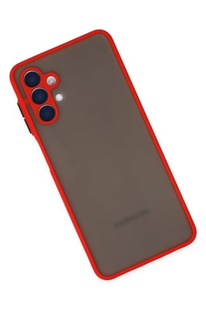 Samsung Galaxy A04S Kılıf Montreal Silikon Kapak - Kırmızı