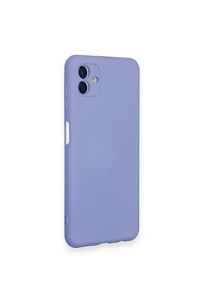 Samsung Galaxy A04 Kılıf Nano içi Kadife Silikon - Lila