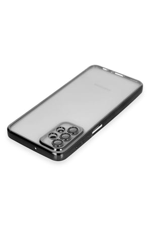 Samsung Galaxy A23 4G Kılıf Lensli Silikon - Siyah