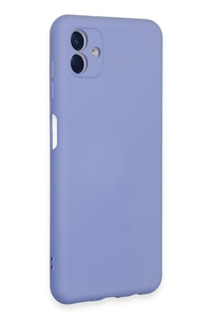 Samsung Galaxy A04E Kılıf Nano içi Kadife Silikon - Lila
