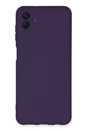 Samsung Galaxy A04E Kılıf Nano içi Kadife Silikon - Mor