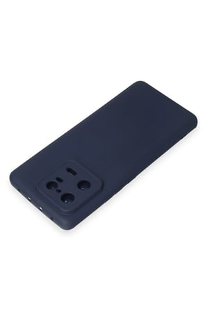 Mey İthalat®   Mi 13 Pro Kılıf Nano içi Kadife Silikon - Lacivert