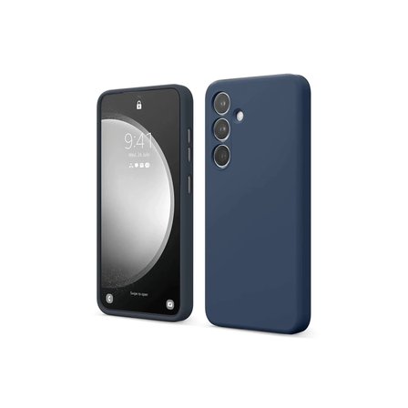 Samsung Galaxy A14 4G Kılıf First Silikon - Lacivert