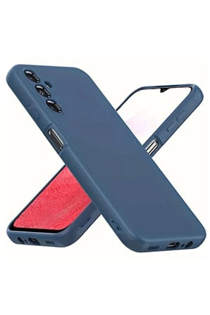 Samsung Galaxy A34 5G Kılıf First Silikon - Lacivert