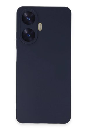 Realme C55 Kılıf Nano içi Kadife Silikon - Mor