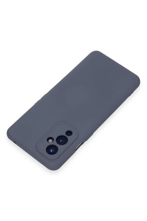 One Plus 9 Kılıf Nano içi Kadife Silikon - Gri