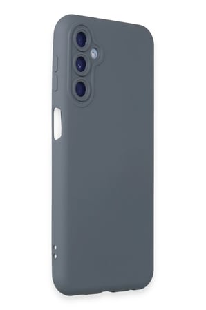 Samsung Galaxy M14 5G Kılıf Nano içi Kadife Silikon - Gri