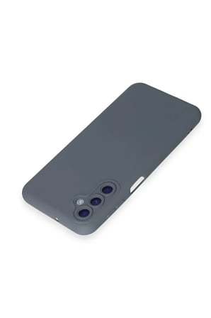 Samsung Galaxy M14 5G Kılıf Nano içi Kadife Silikon - Gri