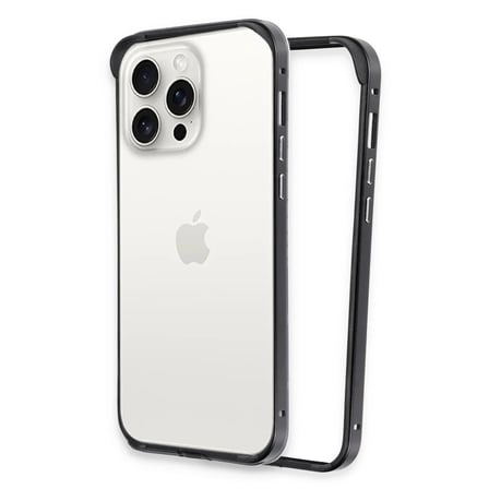 iPhone 15 Pro Land Bumper Koruma Kapak - Siyah