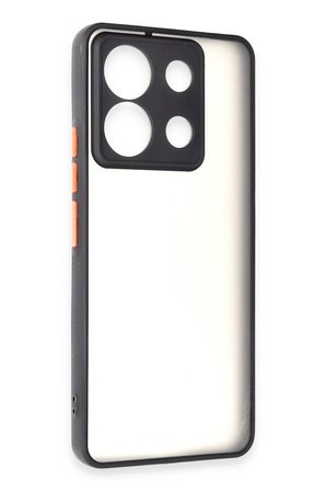 Mey İthalat®   Redmi Note 13 Pro 5G Kılıf Montreal Silikon Kapak - Siyah