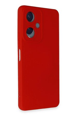 Mey İthalat®  Vivo Y17S Kılıf Nano içi Kadife Silikon - Kırmızı