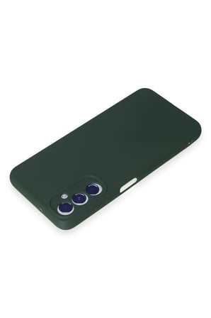 Samsung Galaxy A05S Kılıf First Silikon - Koyu Yeşil