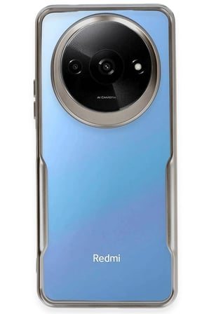 Redmi A3 4G Kılıf Boyi Silikon Kapak - Titan Gri