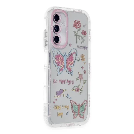 Mey İthalat®  Samsung Galaxy A25 5G Kılıf Reflexion Desenli Kapak - Desen 8