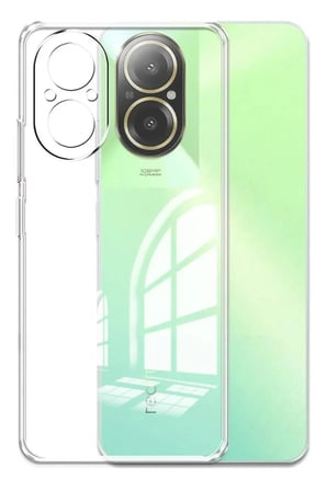 Realme 12 Lite Kılıf Lüx Şeffaf Silikon