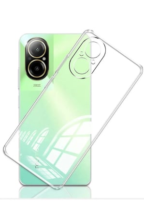 Realme 12 Lite Kılıf Lüx Şeffaf Silikon