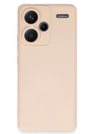Mey İthalat®   Redmi Note 13 Pro Plus Kılıf Nano içi Kadife Silikon - Pudra