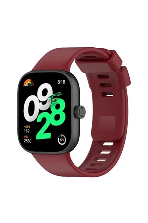 Mey İthalat®   Redmi Watch 4 Klasik Kordon - Bordo