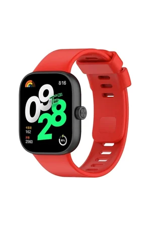 Mey İthalat®   Redmi Watch 4 Klasik Kordon - Kırmızı