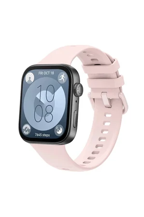 Mey İthalat®  Huawei Watch Fit 3 Klasik Kordon - Pudra