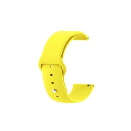 Mey İthalat®  Huawei GT4 41mm 18mm Klasik Kordon - Sarı