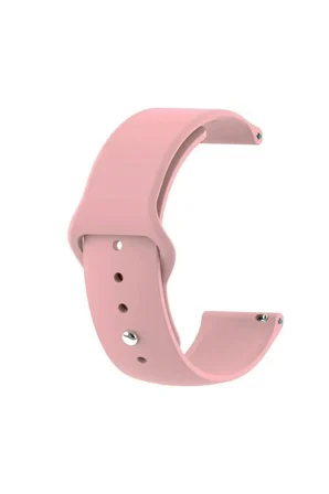 Mey İthalat®  Huawei GT4 41mm 18mm Klasik Kordon - Pembe