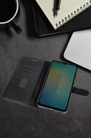 Mey İthalat®  Samsung Galaxy A16 5G Kılıf Trend S Plus Kapaklı Kılıf - Taba