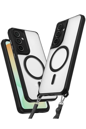 Samsung Galaxy S24 FE Kılıf Enka Magsafe Silikon Kılıf - Siyah