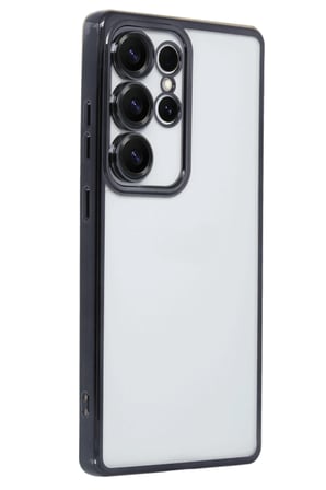 Samsung Galaxy S25 Ultra Kılıf Lensli Silikon - Siyah