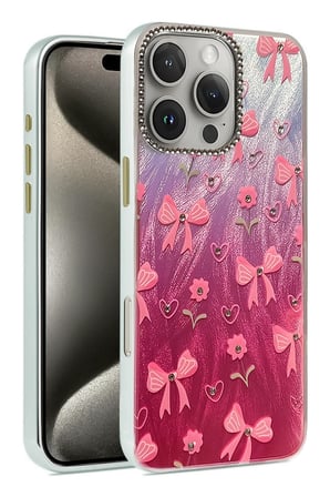 iPhone 16 Pro Max Kılıf Blade Aynalı Desenli Kapak - Desen 3