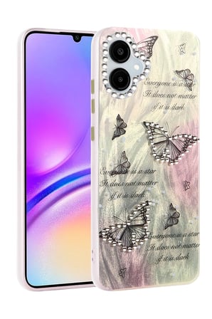 Samsung Galaxy A06 Kılıf Blade Aynalı Desenli Kapak - Desen 6