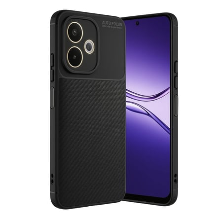 A5 Pro 4G Kılıf Auto Focus Karbon Kapak - Siyah
