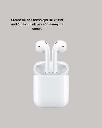 2. Nesil Bluetooth 5.0 Kablosuz Kulaklık Su Geçirmez HD Ses
