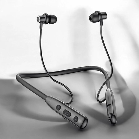 Mey İthalat® Boyun Bantlı Bluetooth Kulaklık ANC Özellikli Kulaklık İçi