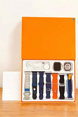 CEYLAN ADAM Akıllı Saat 7 Farklı Kordonlu Arama Cevaplayan Bildirim GPS Özelliği