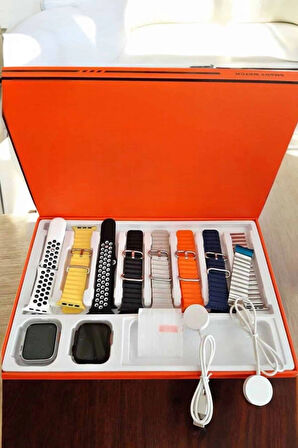 CEYLAN ADAM Akıllı Saat 7 Kordonlu Metal,Plastik Ve Hasır Kordon Seçeneği