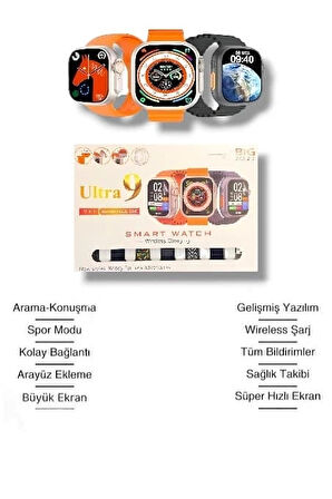 CEYLAN ADAM Akıllı Saat Bluetooth Araması, Spor Modları ve Sağlık İzleme ile Hayatınızı Kolaylaştıran Akıllı Saat