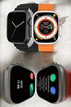 CEYLAN ADAM Akıllı Saat Android Ve İOS Uyumlu Arama Cevaplayan Dokunmatik Ekran