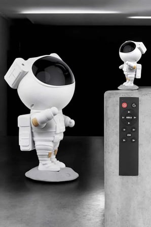 Çocuklara Özel Projeksiyon Astronot Lamba Speaker Sevimli