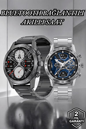 CEYLAN ADAM Suya Dayanıklı Dokunmatik Akıllı Saat Bluetooth 5.0, Sesli Asistan ve Sağlık Takibi