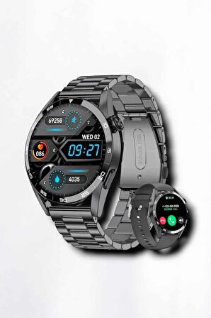 CEYLAN ADAM Suya Dayanıklı Dokunmatik Akıllı Saat Bluetooth 5.0, Sesli Asistan ve Sağlık Takibi