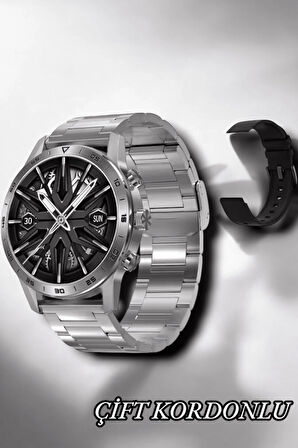 CEYLAN ADAM Suya Dayanıklı Dokunmatik Akıllı Saat Bluetooth 5.0, Sesli Asistan ve Sağlık Takibi